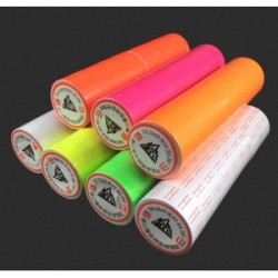 銀碼機貼紙-螢光色