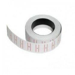 銀碼機貼紙 - 雙紅線