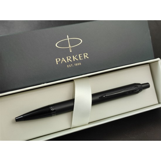 PARKER IM系列Monochrome純黑色黑環原子筆 