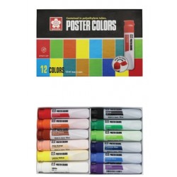 SAKURA 櫻花牌 廣告彩 12支（12ml）