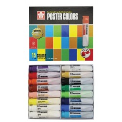 SAKURA 櫻花牌 廣告彩 15支 12ml