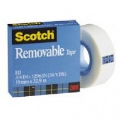 3M 思高® 牌可再貼隱形膠紙 