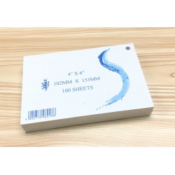 索引咭 4"x6" - 白咭/有孔 索引咭 4"x6" - 白咭/有孔