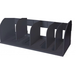 Sysmax Jumbo Bookrack (Dark Grey)