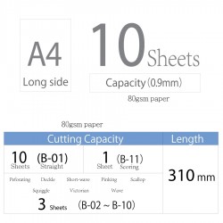 CARL A4界紙器 RT200 (10張) CARL A4界紙器 RT200 (10張)