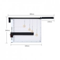 DELI A4 鋼制切紙機 (DL8014)  DELI A4 鋼制切紙機 (DL8014)