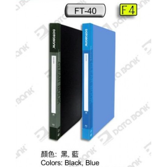 DATA BANK  F4 CLEAR BOOK FT-40