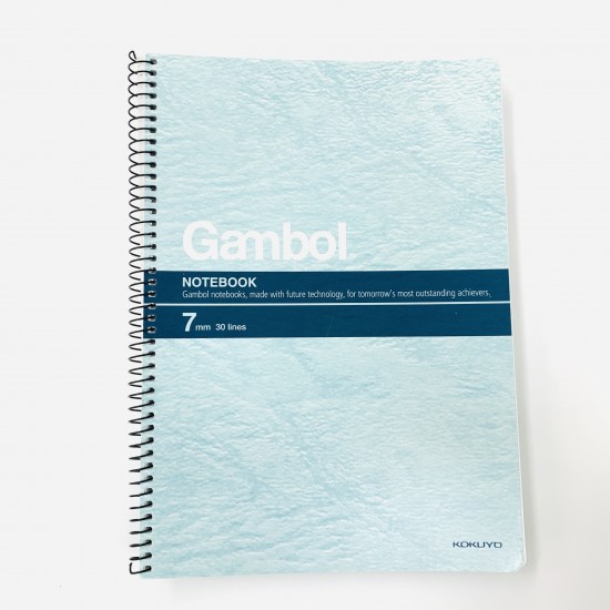 Gambol B5 80頁 螺旋裝訂本 WCN-S6807