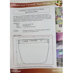 AlphaProTech Critical Cover® Coverall® 雙面防霧高清面罩