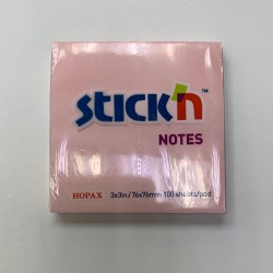 Hopax Stick’n Notes 便條貼 (粉紅色)  No.21148 