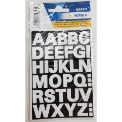 Herma No.15557 大楷英文字母貼紙(白色)