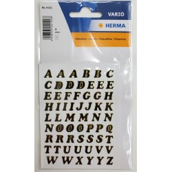 Herma No.4192 大楷英文字母貼紙(金色)
