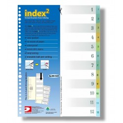 DATA BANK VID-12 A4 膠質分類索引 ( 1-12 )