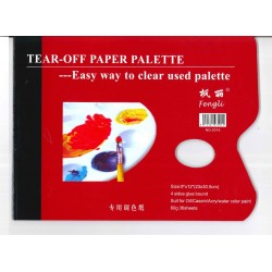 楓麗 9"X 12" 可撕式調色紙盤
