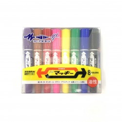 Zebra  two side pen 8 colors MC-8C