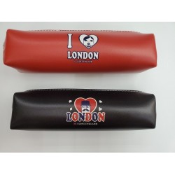London 仿皮長筆袋