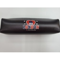 London 仿皮長筆袋