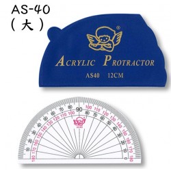 天使牌 AS-40 12CM 半圓量角器