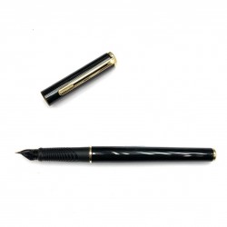 犀飛利 黑身鋼金夾墨水筆