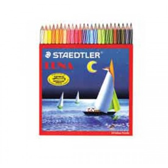 Staedtler" 短帆12色水溶木顏色筆