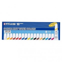 櫻花牌水彩 18色