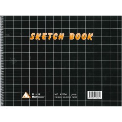 巨人牌 4020A 4開(283x372mm)圈裝畫簿(短圈)