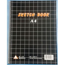 巨人牌 A420-K A4圈裝畫簿 (有虛線)