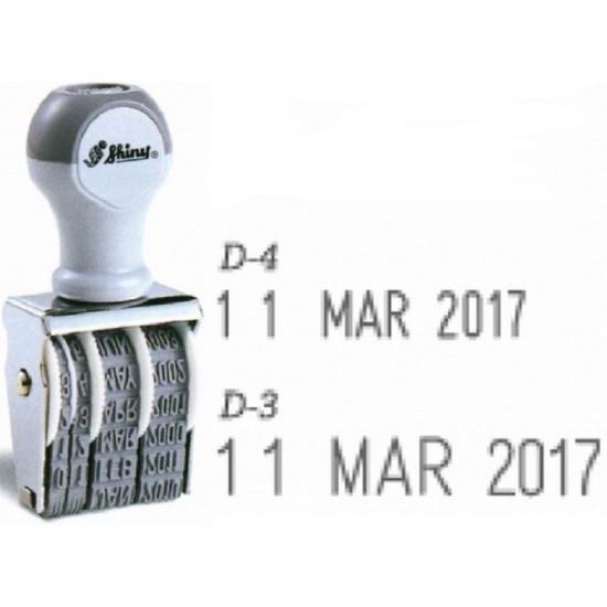 SHINY D-4 Dater Stamp (4mm)