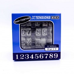 Xtensions連結印章 數字1號 組合
