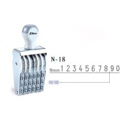 Shiny N-18 數字印 (9mm)