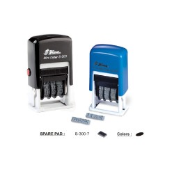 SHINY S-303 4 in 1 Mini Datar Stamp