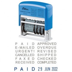 SHINY S-312 Phrase Datar Stamp