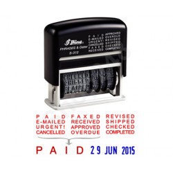SHINY S-312 Phrase Datar Stamp