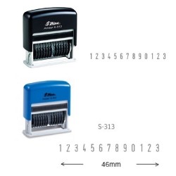 SHINY S-313 13 digits Number Stamp(3mm)