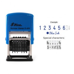 SHINY S-409 免印台6位數字印(4mm)