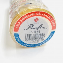 Panfix Self Adhesive Cellulose Tape 1/2 Inch x 25 Yds (1 pack = 12 rolls, items are sold in set)