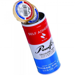 Panfix 1/2" x 36碼 透明膠紙(鐵罐) ( 12卷 )