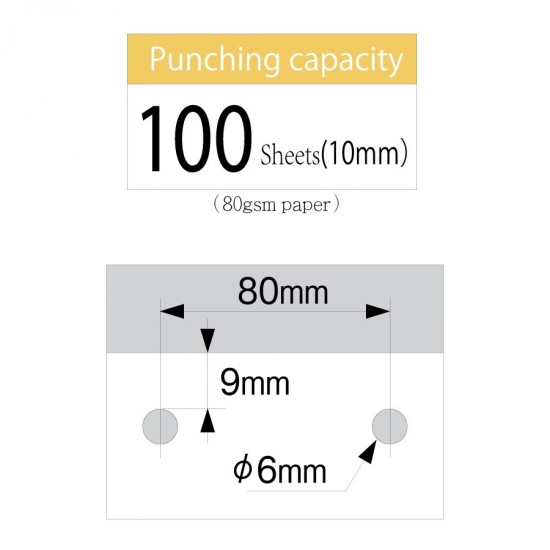 CARL Heavy Duty Punch HD-410N (100 sheets)