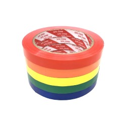 Nikko 12MM X 66MM PVC Tape (red,orange,yellow,blue,green)