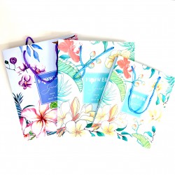 三號藍色提繩紙袋  